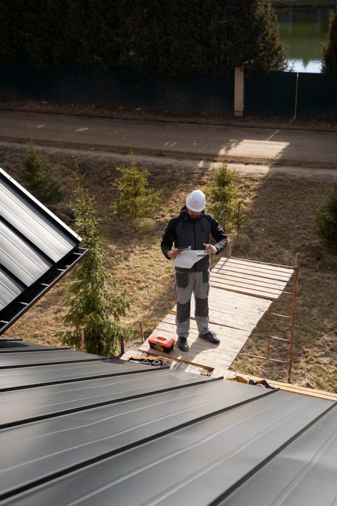 Professional residential roof inspection